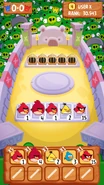 This third mock up is the battle arena, where your strongest birds have to fight against other players.