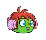 Courtney is a female pig