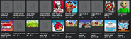 The unofficial Angry Birds games being shut down.