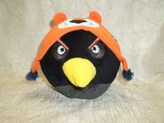 Black Angry Bird 8 inch Auburn University Tigers Plush Toy Commonwealth