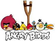 Angry birds and slingshot