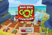 The loading Screen from Angry Birds Go! Countdown