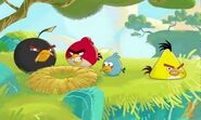 An animated cutscene from Angry Birds Trilogy