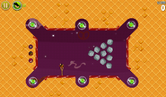 A waffle wall utopia level based on billiards