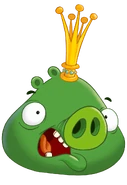 King Pig in Angry Birds Toons