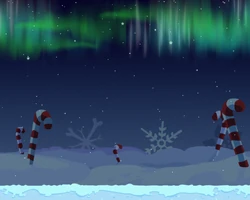 Dark Theme mode - Source: Angry Birds Seasons (Winter Wonderham)