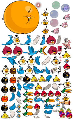 User Blog Tinybird030 Angry Birds Rio Sprites Angry Birds Wiki Fandom