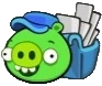 Весёлый Почтальон в Angry Birds Facebook