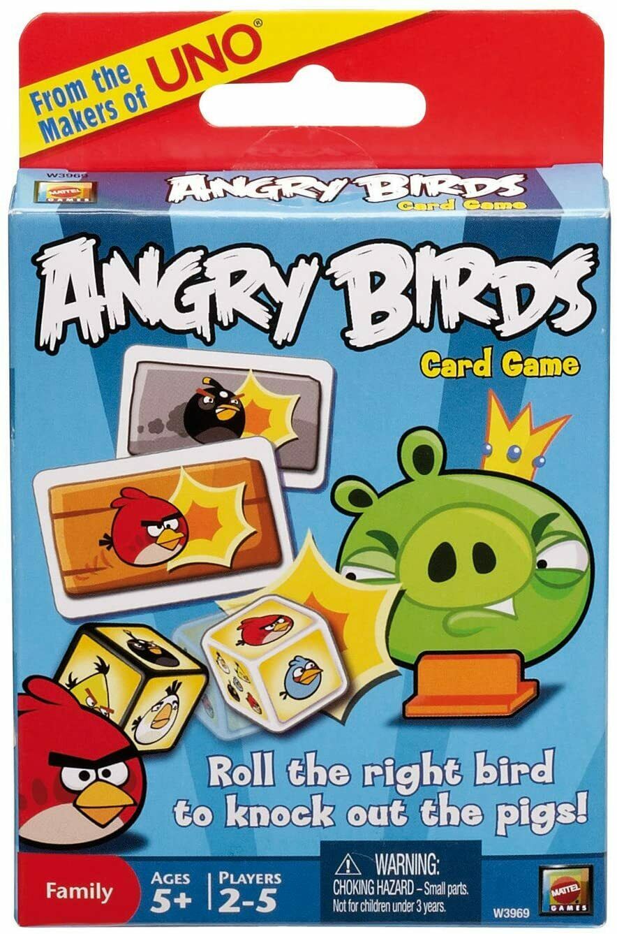 Angry Birds Card Game W3969 Mattel 2011 for sale online