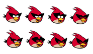 Super red bird sprites