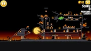 Angry Birds Seasons Trick or Treat Gold Egg level 1