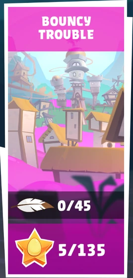 Bouncy Trouble Card