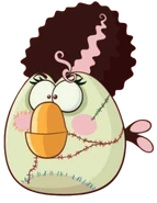 Matilda as the Bride of Frankenstein