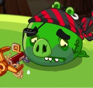 Грустит (при победе птиц)