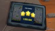 Congratulations! Bomb, you have reached three stars, and the highest score ever - 1,000,000 points!