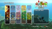 Seasons level selection screen, with all episodes unlocked