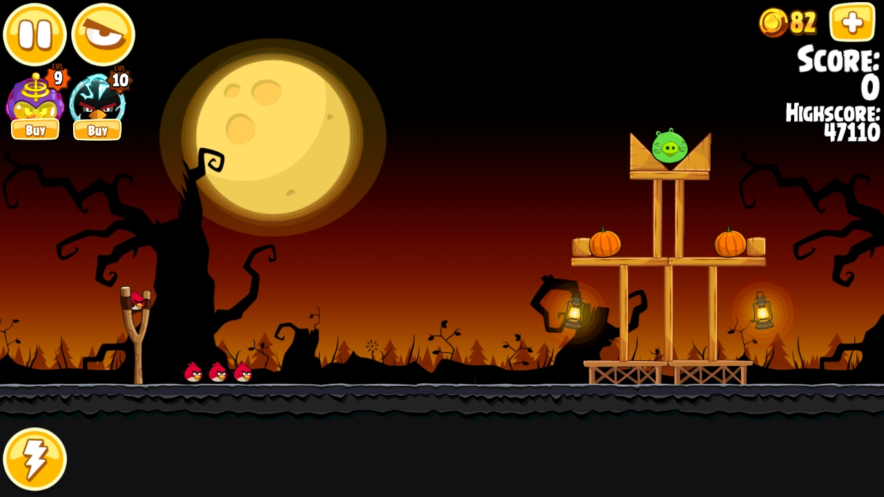 angry birds seasons logo trick or treat