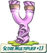 Score Multiplier +13 - Elder Amethyst Slingshot