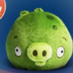 angry birds space fat pig plush