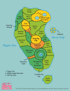 The Piggy Island's map (made by fans posted in the Bad Piggies' Facebook page)