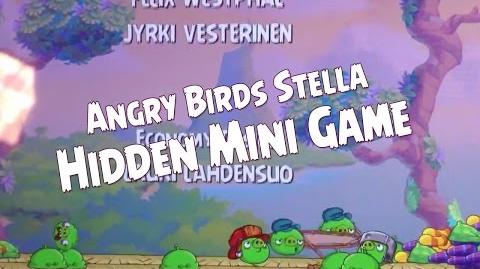 Angry Birds Stella Keep the Pigs Up in the Air Mini Game Hidden in Credits