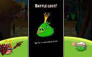 Angry Birds Epic (Battle lost!) (It is possible to get more than one King Pig at the same time / In Player Vs. Player Arena, King Pig has been replaced by Terence)