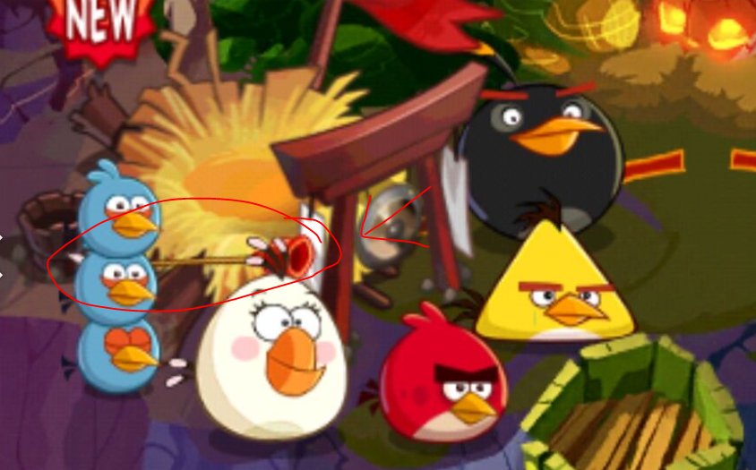 Angry Birds Epic: Bugged Edition.