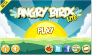 Главное меню версии Angry Birds Lite