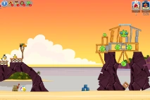 Thumbs Angry-Birds-Friends Pigni Beach Uroven 12