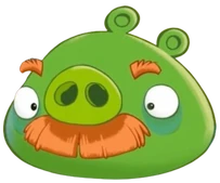 Foreman Pig in the original Angry Birds Toons Style. (Activision/2012/Angry Birds Trilogy)