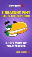 April Fools' Day 2022 poster featuring Hal's Angry Birds 2 sprite