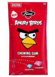 FAB chewing gum redbird