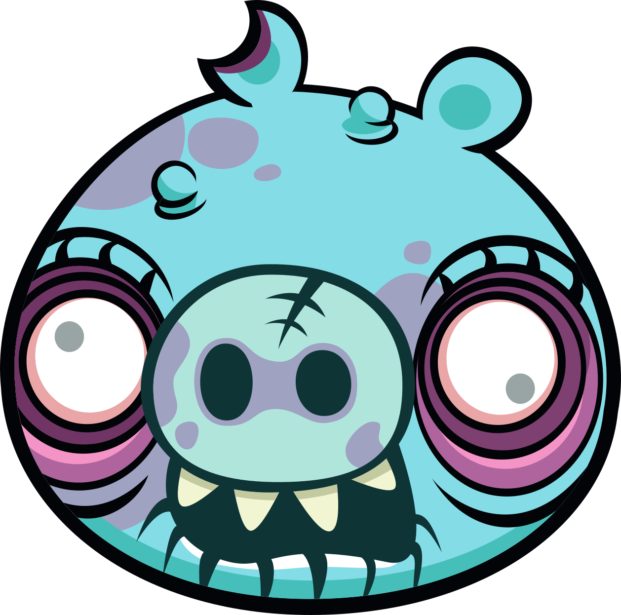 Image Zombie Pig Png Angry Birds Wiki Fandom Powered - Angry Birds