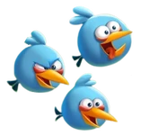 The Blues from Angry Birds 2.