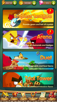 Ranked Arena Battle, Angry Birds Wiki