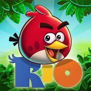The current Angry Birds Rio icon.