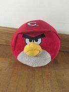2014 Red Angry Bird Cincinnati Reds Baseball Plush MLB Genuine Merchandise