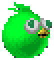 Зелёный птенец