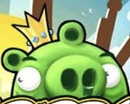 King Pig's design from the original Angry Birds loading screen. (2009)