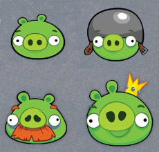 angry birds space pigs