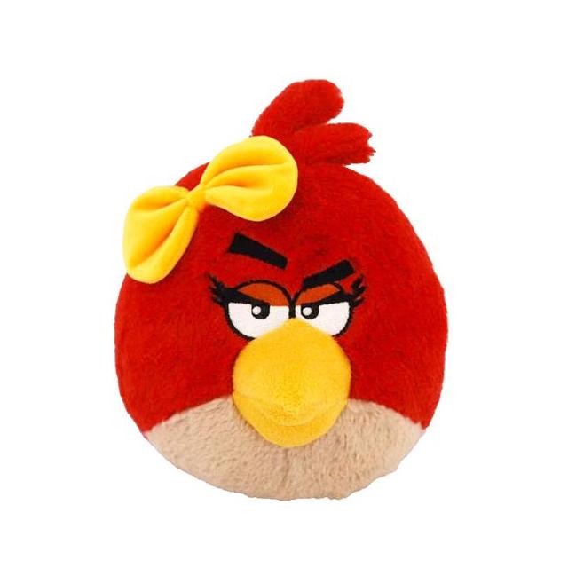 New ANGRY BIRDS 2 MOVIE Red Bomb Terence Stuffed Plush TOY FACTORY 9” Doll NWT 