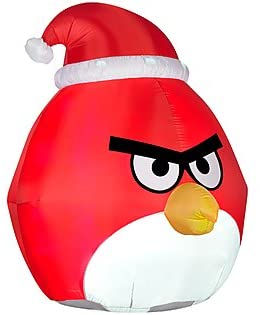 angry birds christmas light
