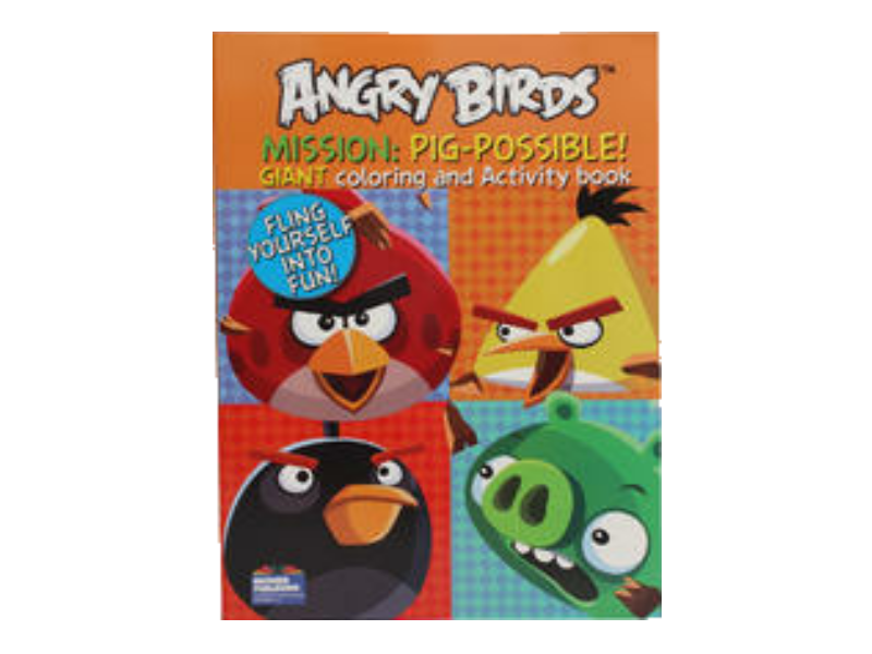 Giant Coloring and Activity Books:Giant Coloring Book: Angry Birds