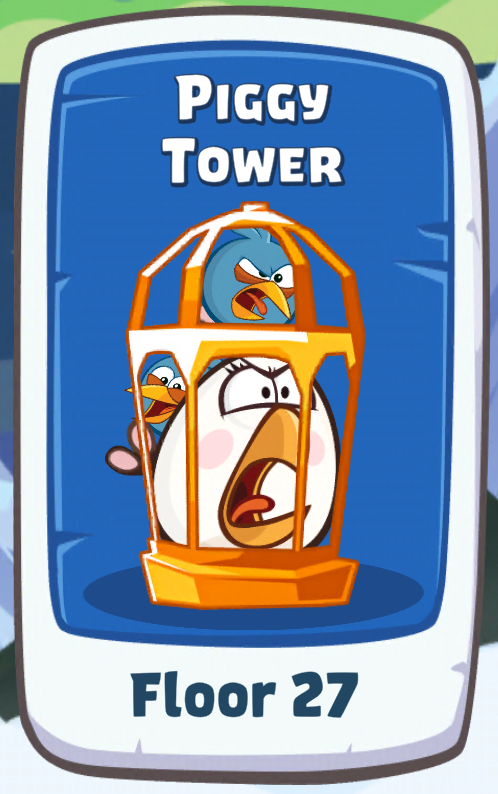 angry birds friends piggy tower