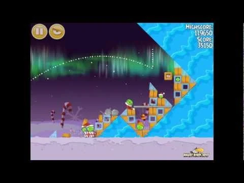Angry_Birds_Seasons_Winter_Wonderham_1-9_Walkthrough_3-Star