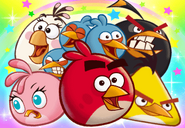 Птицы в Angry Birds Fight!