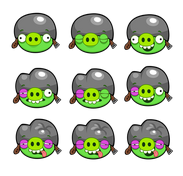 Corporal Pig Chrome sprites.