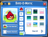 Bird-O-Matic featuring the Female Red Bird