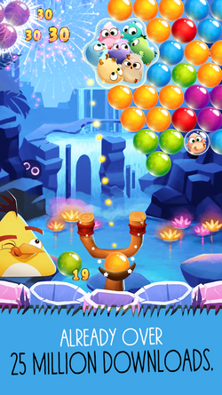 Angry Birds Stella POP Bubble Shooter Level 123 - Walkthrough, No Boosters  