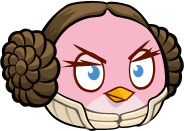 angry birds star wars pink bird power